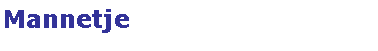 Text Box: Mannetje